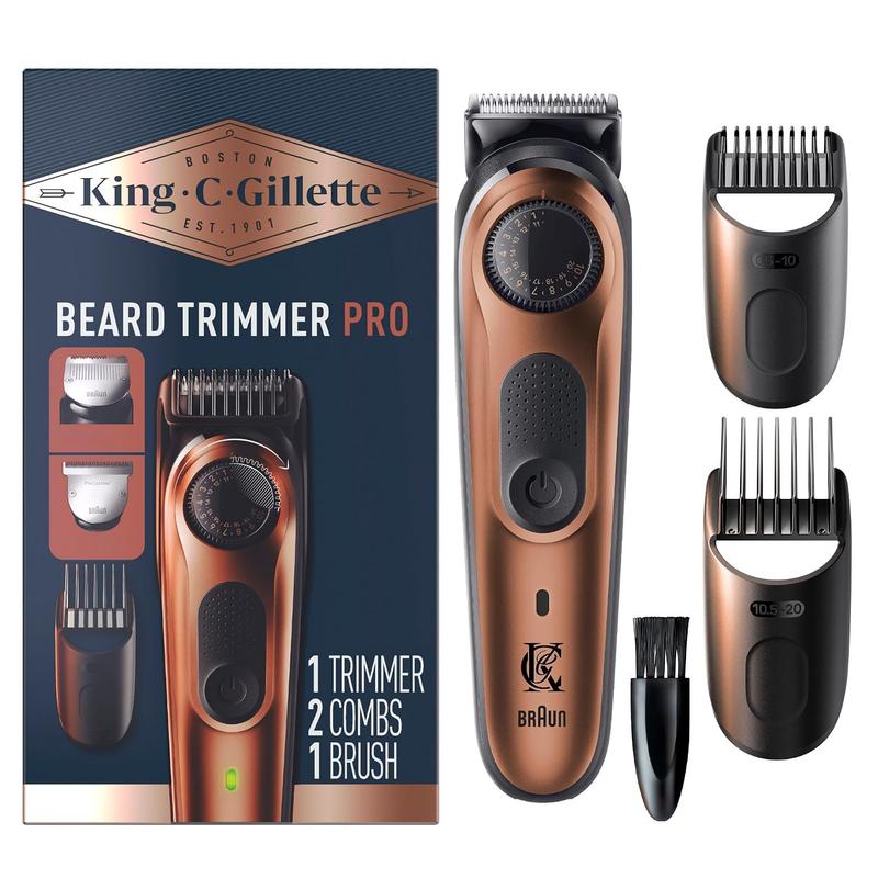 מכונת תספורת לזקן King C. Gillette Beard Trimmer PRO