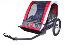 עגלת ילדים זוגית נגררת לאופניים – Allen Sports Deluxe 2-Child Steel Bicycle Trailer